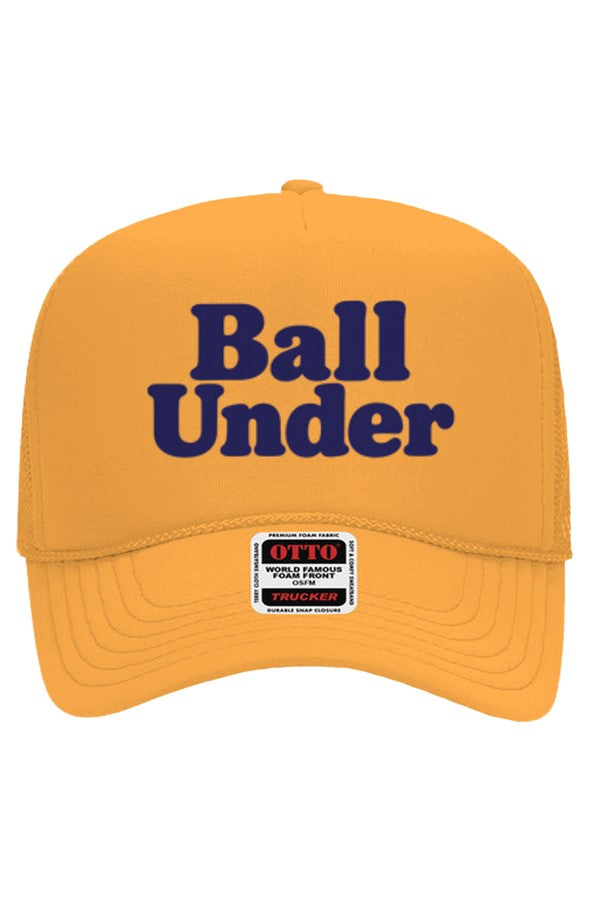 Ball Under Blue print Trucker