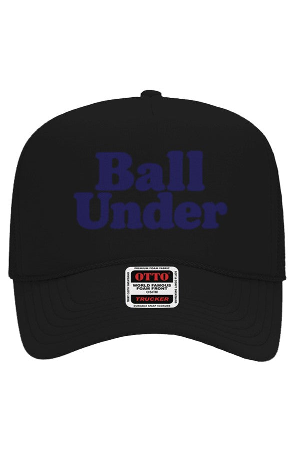 Ball Under Blue print Trucker