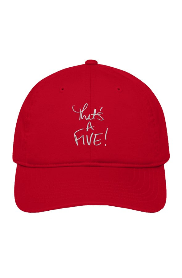 Unstructured Eco Baseball Cap THAT 39 S A FIVE 