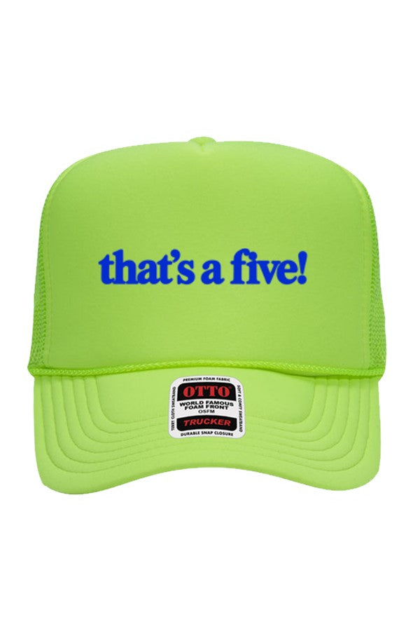 that 39 s a five neon embroidered
