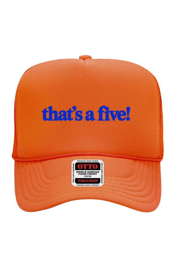 that 39 s a five neon embroidered