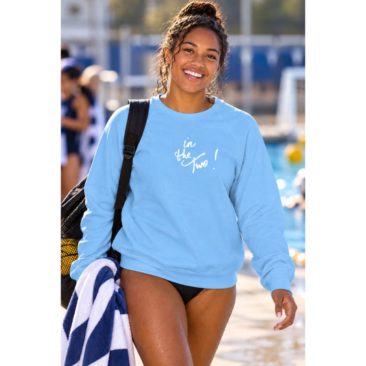 in the Two! Embroidered Crew