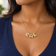 Load image into Gallery viewer, Name Game - Bubble Letters Necklace
