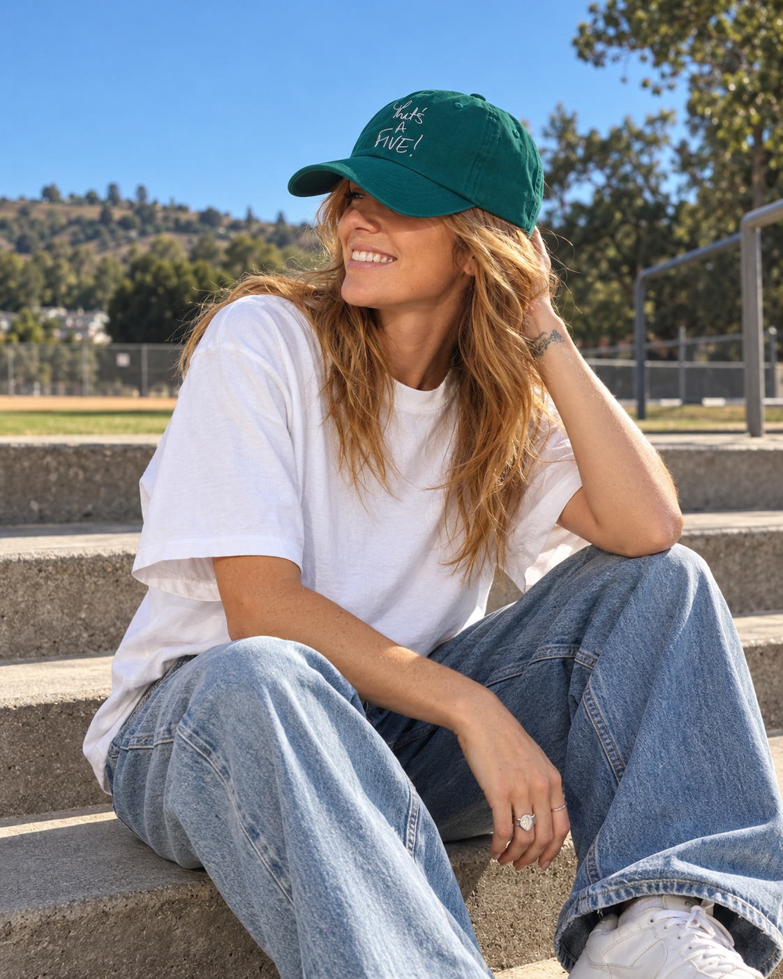 THAT'S A FIVE!   Unstructured Baseball Hat